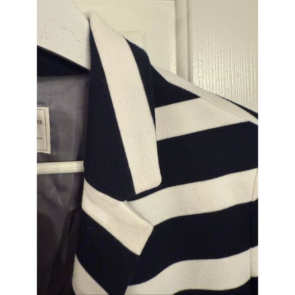 GAP The Academy Blazer Black & White Stripe Blazer sz 6 NWOT - Picture 5 of 8